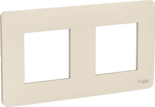 Рамка универсальная Schneider Electric Unica Studio 2-м. бежевый картинка